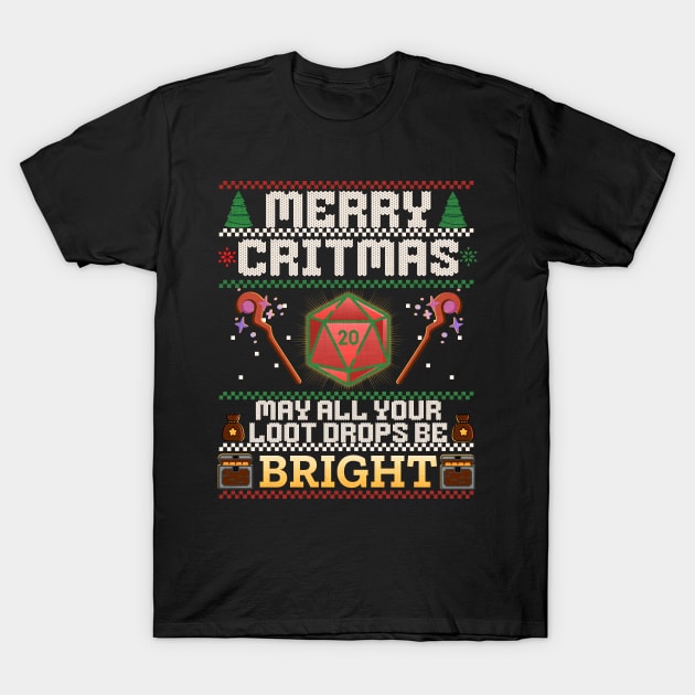 Merry Critmas Healer T-Shirt by mythikcreationz